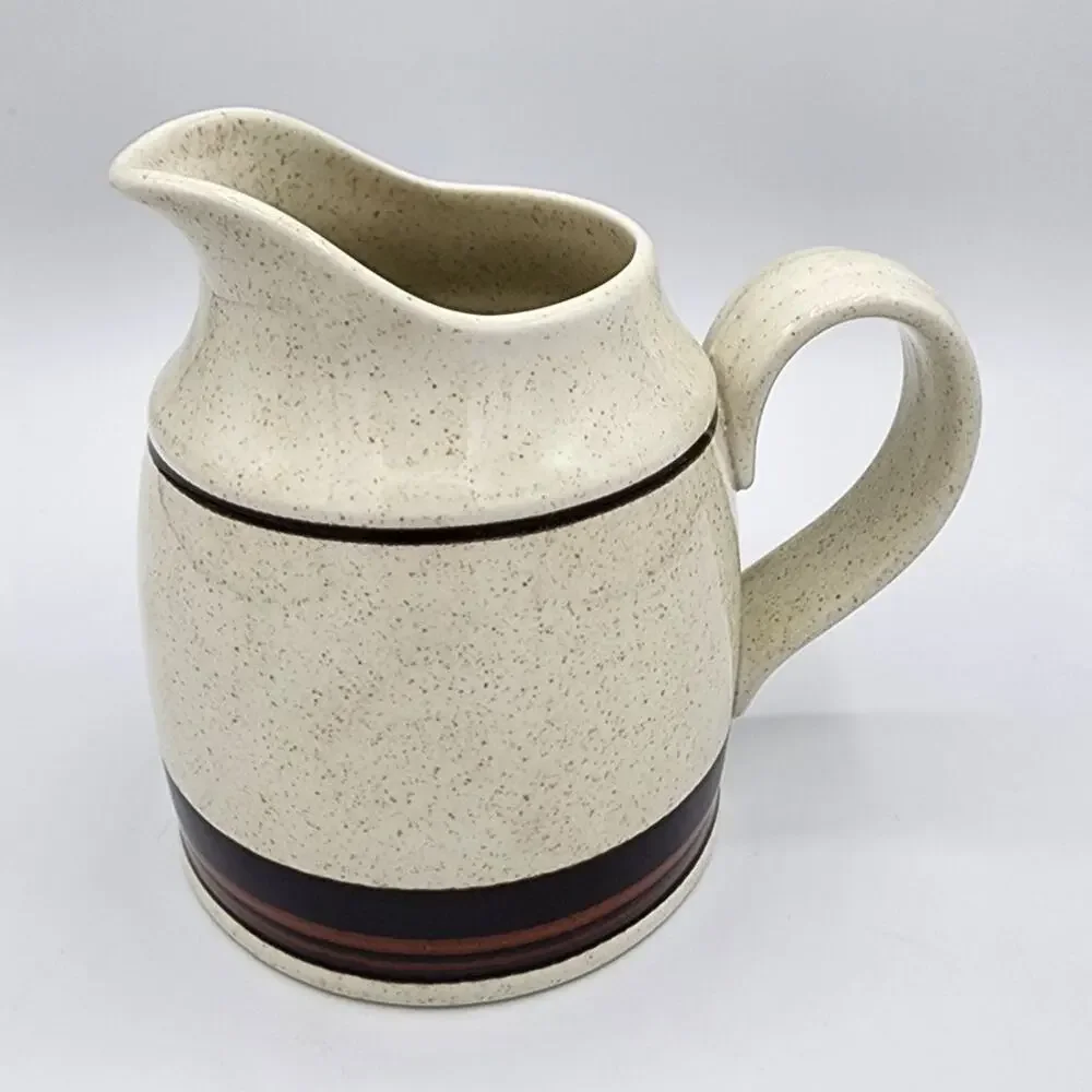 Vintage Royal Doulton Retired Bistro Pattern Ceramic Creamer Pitcher, Gravy Boat